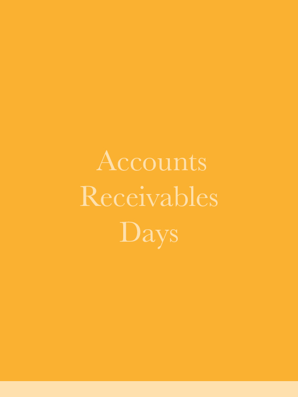 Days Receivables Outstanding : OpenReference