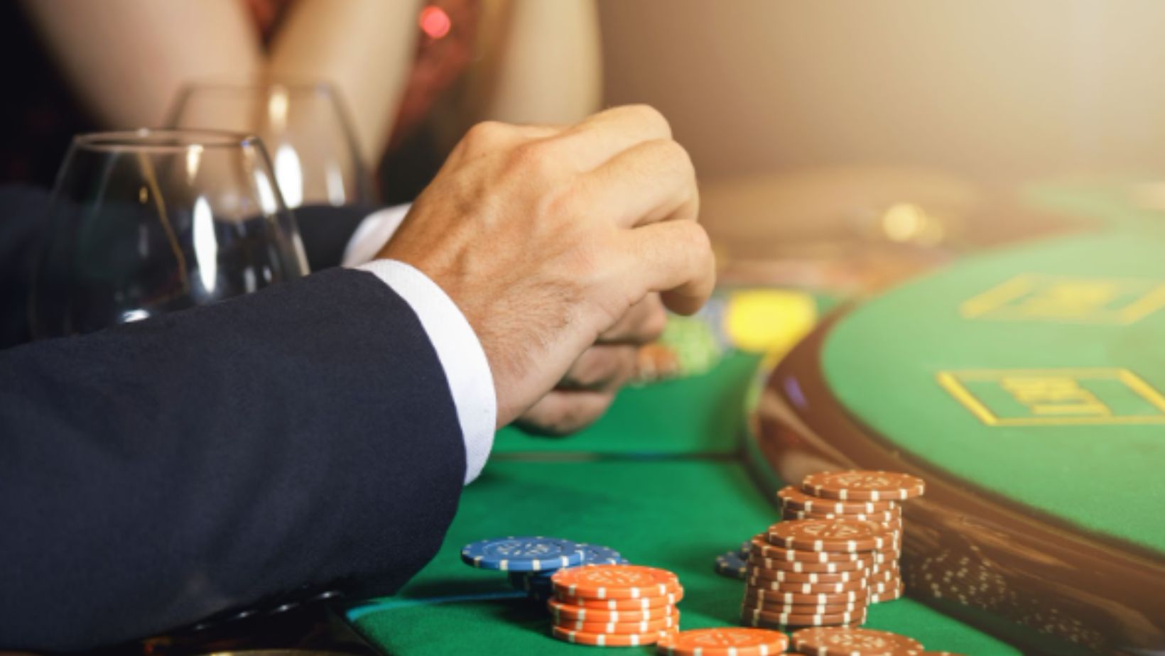 People at a casino table