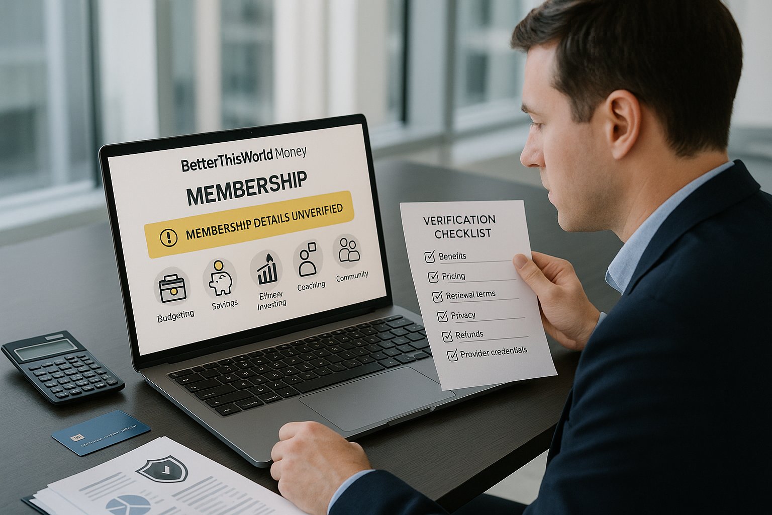 BetterThisWorld Money Membership Benefits