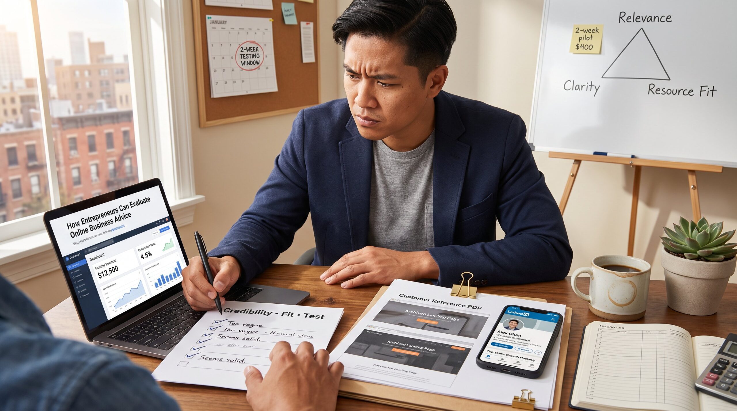 How Entrepreneurs Can Evaluate Online Business Advice